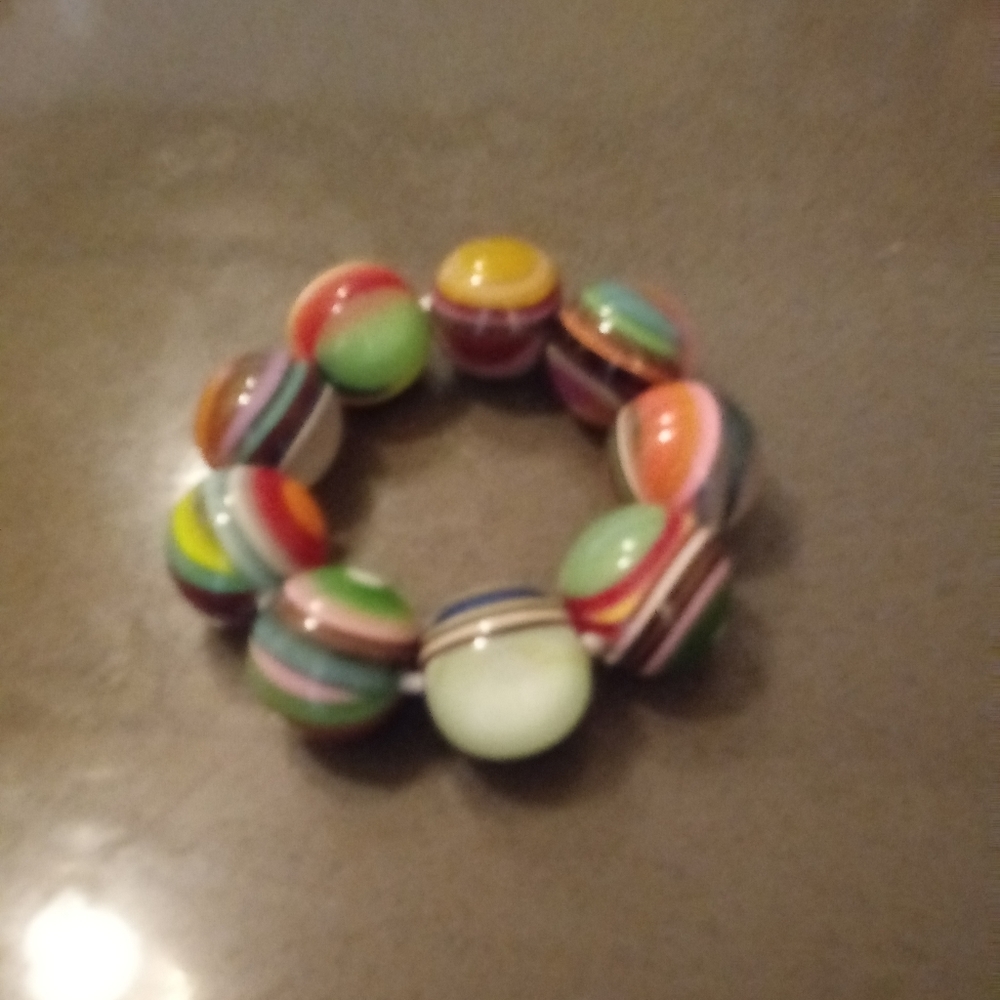 Sobral Stretch Multi Bracelet. Signed.
